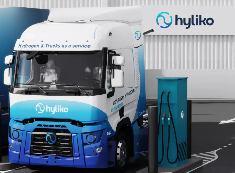 Hyliko fuel cell trucks