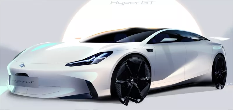 GAC Aion Hyper GT electric sports car