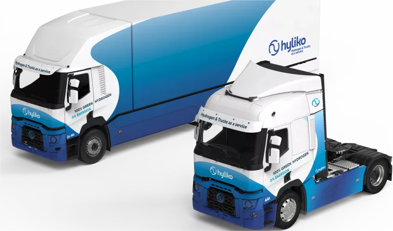 Hyliko hydrogen fuel cell trucks