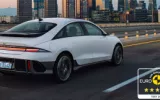 The Ioniq 6 receives five stars for safety from Euro NCAP